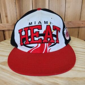 Miami Heat Hat 47‎ Brand Hardwood Classics Snapback Big Logo Cap NBA Basketball